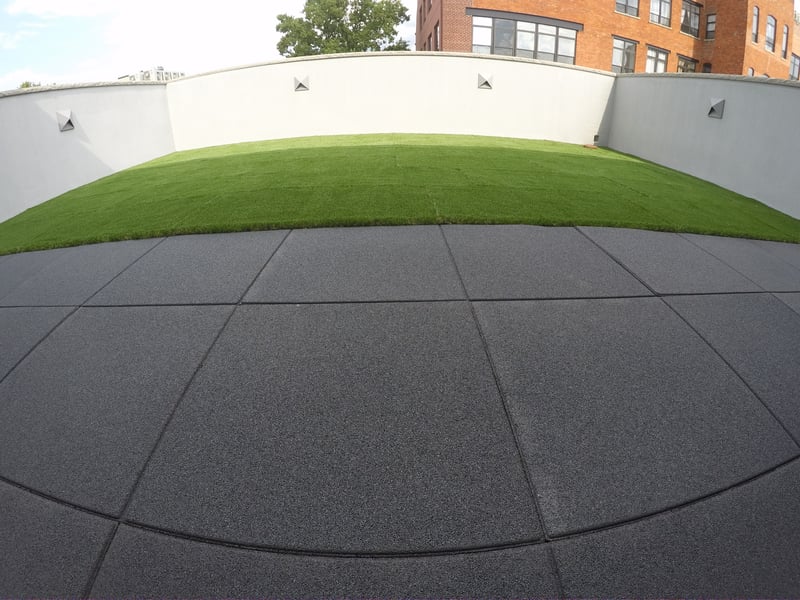 Rooftop Using Rubber Pavers with Our Turf-Top Tiles preview 16